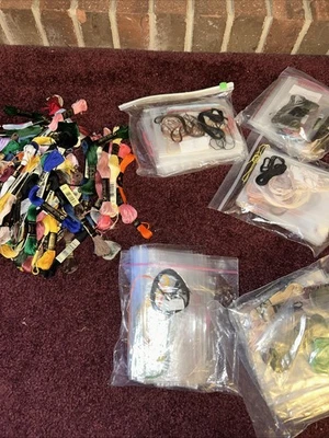 LOT O’ 85 SKEINS CROSS STITCH EMBROIDERY FLOSS THREAD Plus Some Leftovers DMC - Image 1 of 4