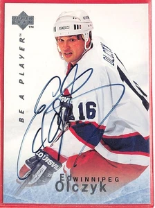 1995-96 Be A Player Autographs #S141 Ed Olczyk - Picture 1 of 2