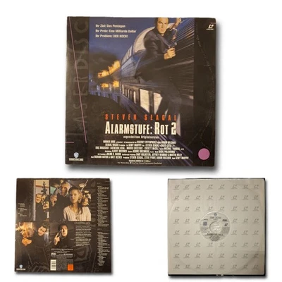 Laserdisc – Steven SEAGAL - ALARMSTUFE ROT 2 – Actionfilm – sehr guter Zustand - Bild 1 von 4