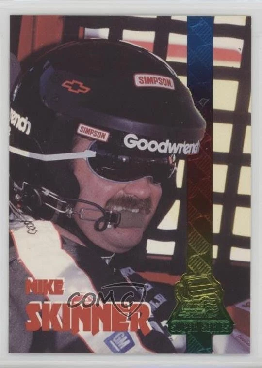 1995 Finish Line Super Series Trucks Rainbow Foil Mike Skinner #54 Rookie RC - Image 1 of 2