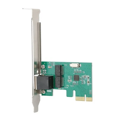 PCI-E Desktop Realtek 8111E One PorT Network Card 10/100/1000Mbps Gigabit Et SAP - Image 1 of 4
