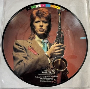 David Bowie "Sorrow" / "Amsterdam" 1973 RCA 7" Picture Disc Single EP Fashions - Picture 1 of 2