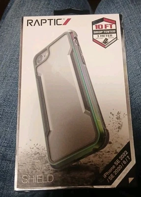 全新 Raptic Shield iPhone 保护壳 10 英尺跌落测试 SE 8 / 7 A 6s / 6 军用级  — 第 1/2 张图片