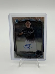 2025 Bowman Chrome Auto Thomas White #CPA-TW HTA CHOICE REFRACTOR /150 - Picture 1 of 2