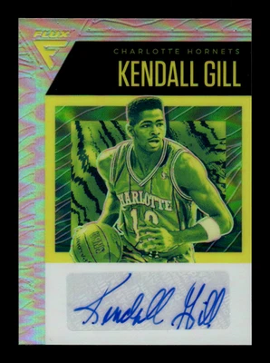 Baloncesto Panini Flux 2020-21 Kendall Gill #FLS-KGL autógrafo plateado Foto 1 de 2