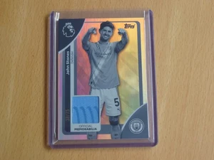 Topps Premier League 2026 Manchester City John Stones Patch - Numbered 38/75 - Picture 1 of 1