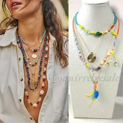Collar Free People My Magic en Capas Dorado Ariana Ost Bohemio Caprichoso NUEVO  Foto 1 de 4