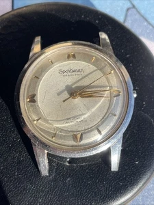 Vintage Vulcain Grand Prix Automatic Watch 25 Jewels Stainless Steel For Repair - Picture 1 of 5