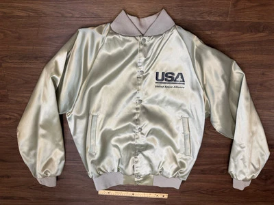Vintage United Space Alliance Satin Jacket - Imagem 1 de 4