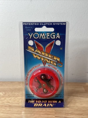 De colección Yomega Saber Wing YoYo Rojo 1997 Hecho en EE. UU. Foto 1 de 2