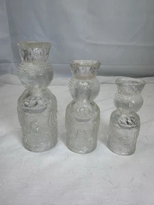 Candelabros de Navidad de vidrio de colección Bjorn Wiinblad Design Rosenthal Kings Wisemen - Imagen 1 de 10