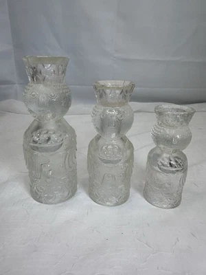 复古 Bjorn Wiinblad 设计 Rosenthal Kings Wisemen 玻璃圣诞烛台 — 第 1/4 张图片