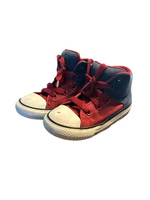 Converse Chuck Taylor All Star puntas altas niño pequeño talla 9 granate y azul marino Foto 1 de 4