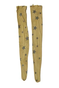 Magnolia Pearl Womens Geometric Slip-on Knee High Socks Yellow OS - Picture 1 of 3