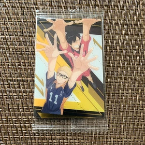 Haikyu!! Metallic Card Tetsuro Kuroo & Kei Tsukishima Bandai New Unopened Japan - Picture 1 of 2