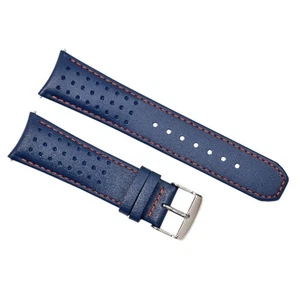 23MM LEATHER STRAP FOR CITIZEN WATCH AT8020-03L H800-S081165 BLUE ANGELS ORANGE - Picture 1 of 5