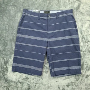 Banana Republic Emerson Shorts Mens 33 Straight Fit Casual Striped New - Picture 1 of 15