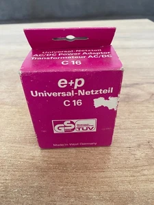 e+p Universal-Netzteil C16 1-12Volt in OVP - Bild 1 von 8