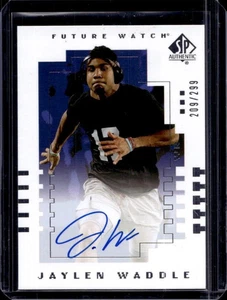 Jaylen Waddle 2021 Goodwin Champions SP Authentic 2000 Future Watch Auto 209/299 - Picture 1 of 2