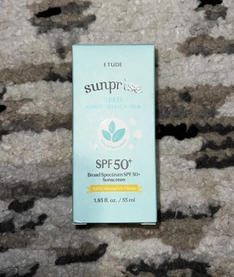 ETUDE Sunprise Sunscreen Mild Sun Milk SPF 50+ / PA++ (55ml) | Sebum-free X 8.26 - Image 1 of 2