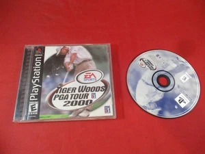 Tiger Woods PGA Tour 2000 (Playstation 1 PS1) COMPLETE w/ Disc manual case # - Picture 1 of 3