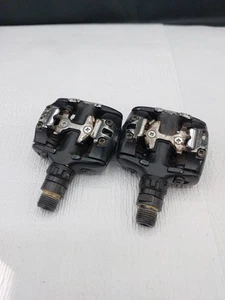 Genuine Vintage Shimano Deore XT PD-M737 Clipless MTB Pedals 1990 Japan VIA - Picture 1 of 13