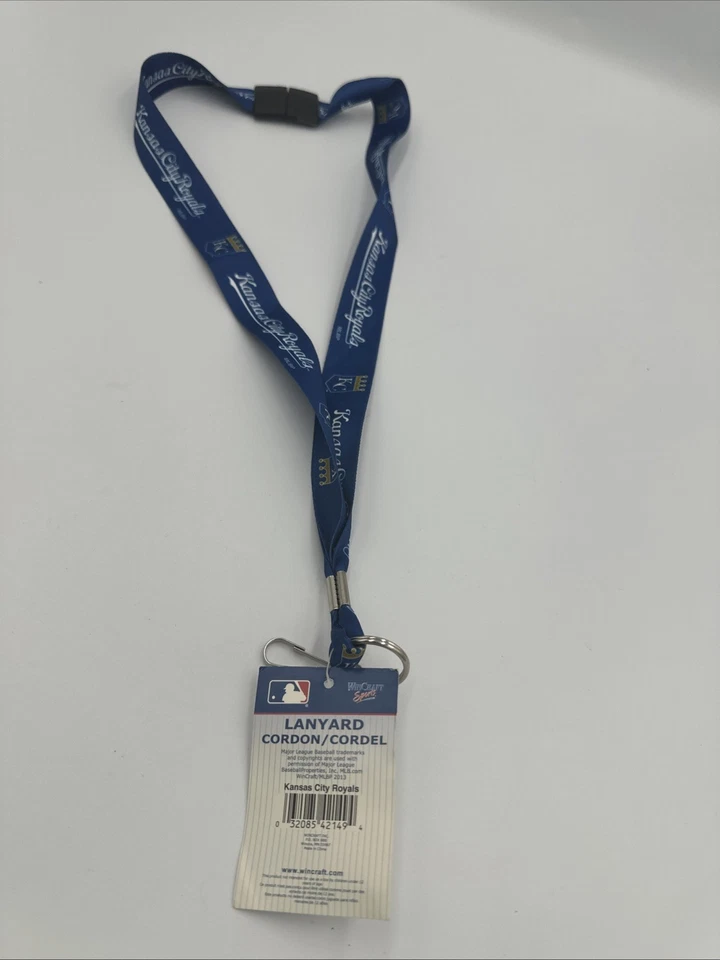 Kansas City Royals Lanyard WinCraft MLB Licensed Blue 17” Keychain – NWT - Image 1 of 4