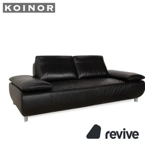 Koinor Volare Pelle Biposto Nero Manuelle Funzione Divano - Bild 1 von 12