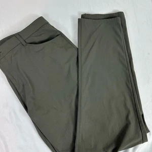 Vuori Meta Pants Green Gray Flat Front Golf Athleisure V430 5 Pocket Men’s 36 - Picture 1 of 10