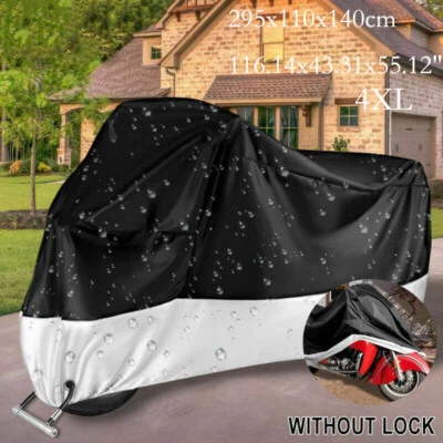 Cubierta de motocicleta impermeable XXXXL para Harley Davidson resistente lluvia nieve viento Foto 1 de 4