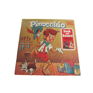 The Peter Pan Players Pinocchio Gatefold LP + Story-Book A Real Boy Land Of Toys