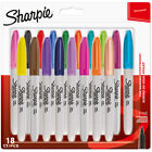 SHARPIE Fine Marker Pens - Assorted Colours (Pack of 18) - NEW