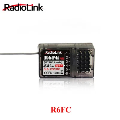 Radiolink R6FG V5 6CH 2.4GHz RC Receiver Gyro Surface Long Range Control RX - Image 1 of 4