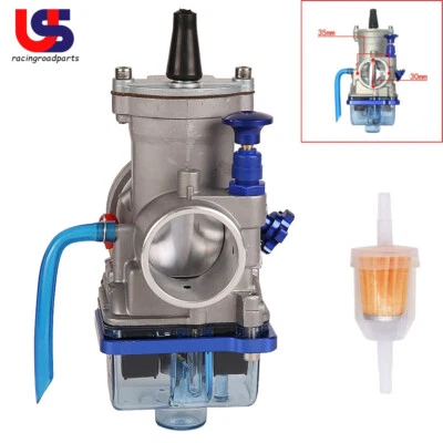 Carburador 30 mm PWK 30 para 125cc 250cc moto todoterreno ATV kart motocicleta carreras carburador Foto 1 de 4