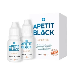 APETIT BLOCK Sinetrol 2x15 ml Gocce Per La Perdita Di Peso💥 BEST PRICE EBAY 💥 - Foto 1 di 3