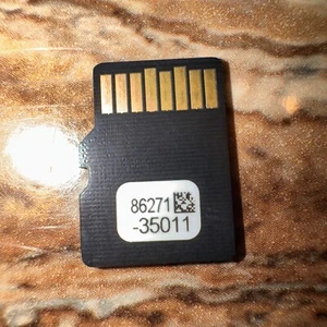 TOYOTA NAVIGATION SD MEMORY CARD MAPS 86271-35011 - Picture 1 of 2