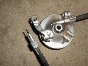 1984 1985 1986 1987 HONDA NQ50 SPREE FRONT BRAKE HUB DRUM SHOES SPEEDO CABLE - Picture 1 of 5