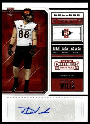 2018 Panini Contenders Draft Picks #207 David Wells - Image 1 of 2