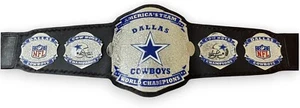 Dallas Cow Boys American Football NFL Championship Replica Title Belt Zinc Plate - Picture 1 of 6