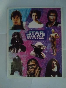 Vintage Hallmark Star Wars Movie Sticker Sheet Lucas Film LTD 4.75" x 6" - Picture 1 of 4