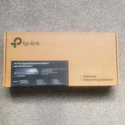 Tp-Link TL-SG1218MP 18-Port Gigabit Rackmount Switch with 16-Port PoE+ - Image 1 of 3
