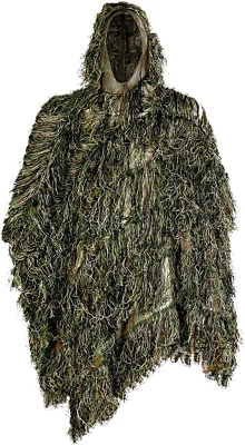 AUSCAMOTEK Ghillie Traje Poncho para Caza Observación de Aves Gilly Camuflaje Capa Gris Foto 1 de 4