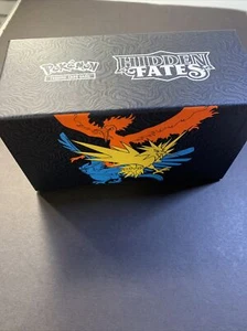 1x Pokemon Hidden Fates Empty Elite Trainer Box ETB - Storage - Articuno Zapdos! - Picture 1 of 4