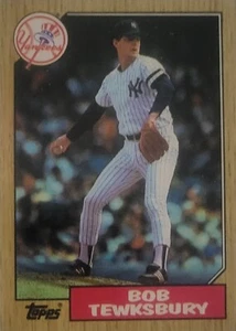 1987 (YANKEES) BOB TEWKSBURY Topps #254 - FAST SHIPPING! - Picture 1 of 2