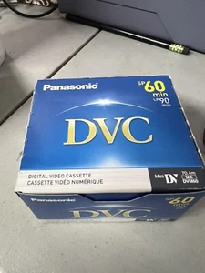 Casete de video digital Panasonic 60/90min Mini DV cinta DVC-AY-DVM60EJ - paquete de 5 - Imagen 1 de 4