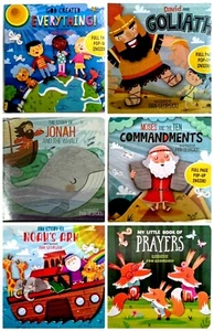 Ganzseitige Pop-up-Bibel Storyboard Bücher Noah, Jona, Goliath + MEHR! AUSWAHL VON 6 - Bild 1 von 14