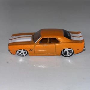 2004 JADA DUB CITY BIGTIME MUSCLE '69 CHEVY CAMARO ORANGE Loose - Picture 1 of 6