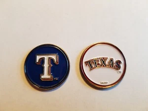 NEW! Texas Rangers Golf Ball Marker 2 Sided - Bild 1 von 1
