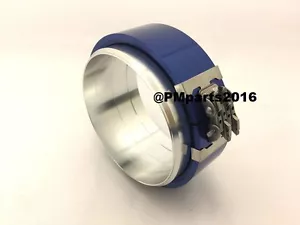Tubo de intercooler turbo abrazadera de brida azul Pegasus Wiggen 3"" 3.0 - Imagen 1 de 3