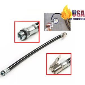 1/2" Car Air Compressor Inflator Hose with Clip-On Tire Chuck for Air Tires - Foto 1 di 9